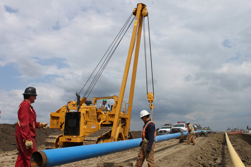 PL72 pipelayer sideboom pipeline construction equipment